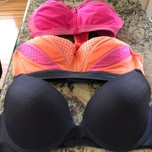 Bundle of 3 bras (2 VS sport, and YMI)